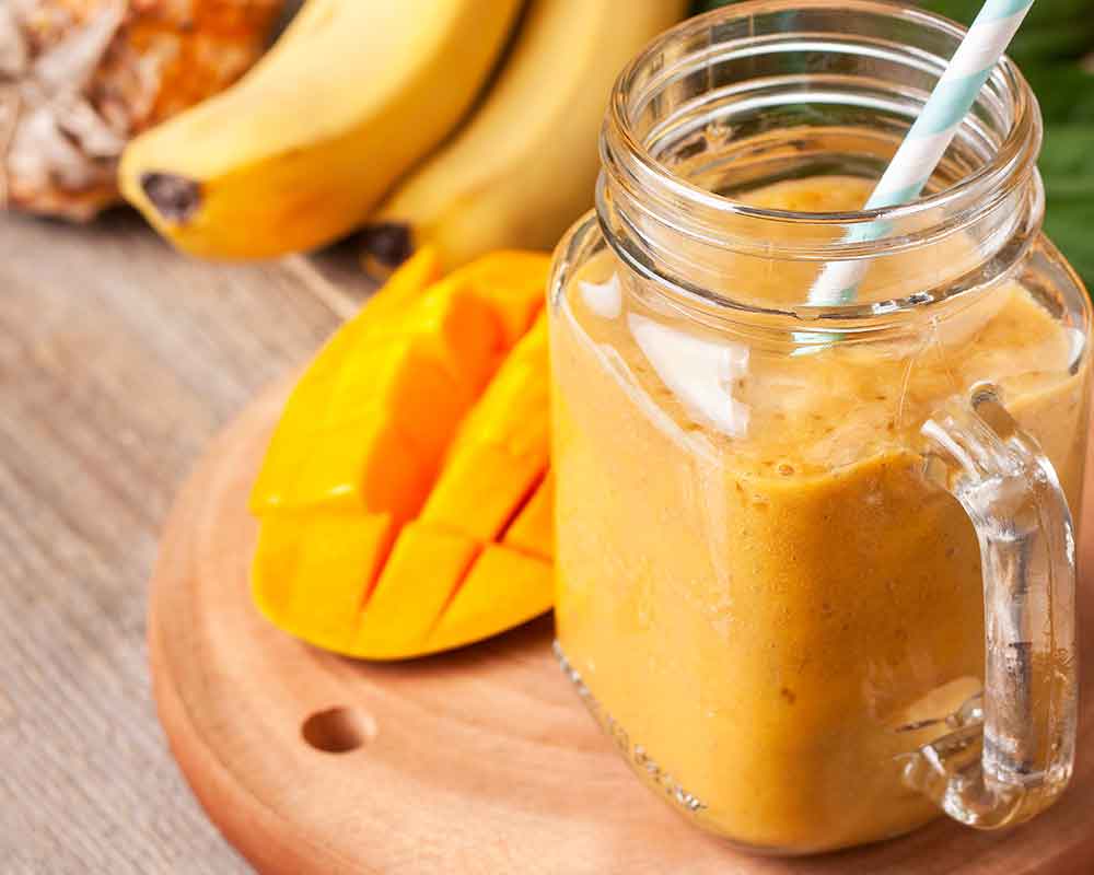 mango and banana smoothie Best Hangover Cure Drink