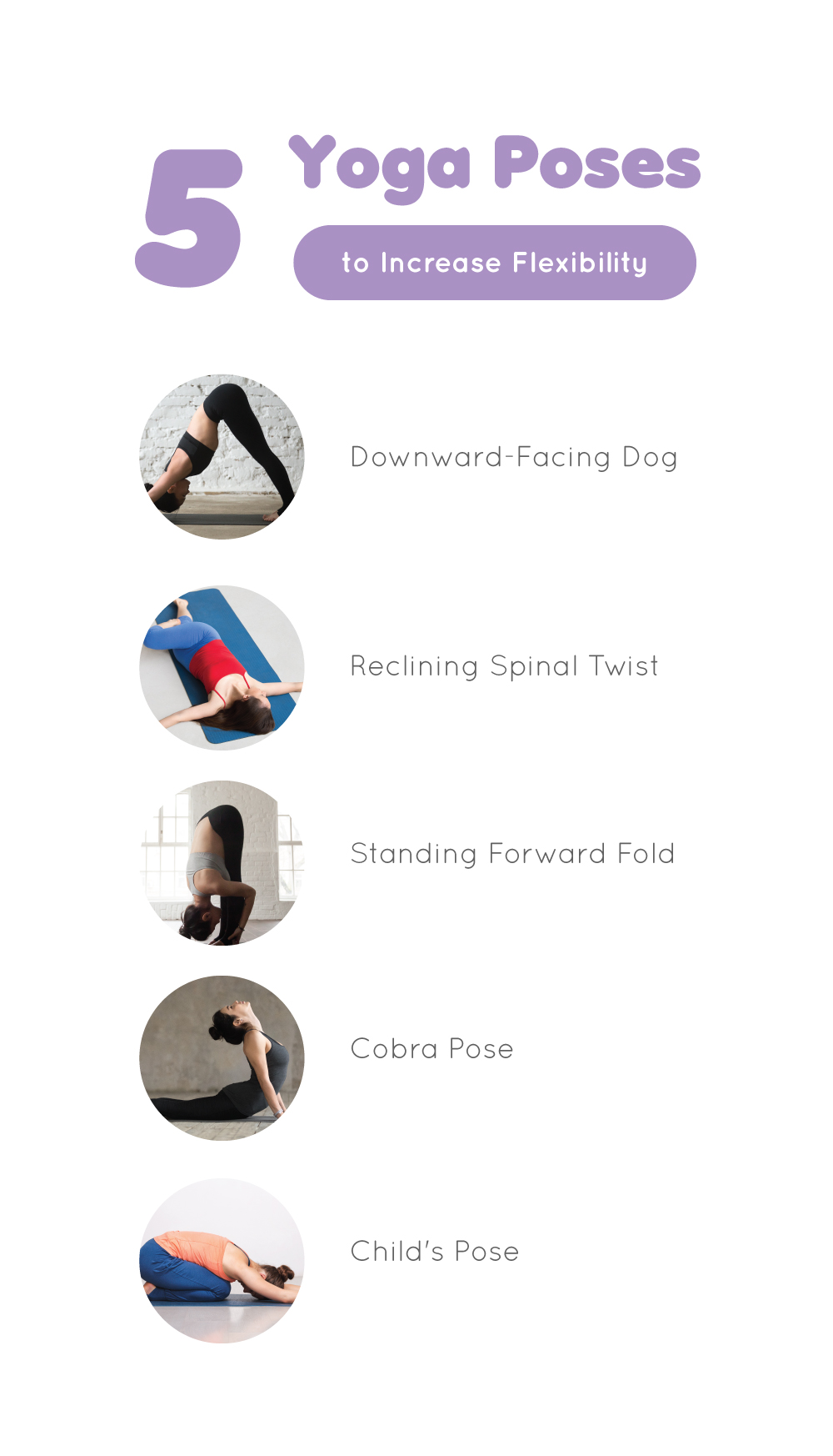 5 Yoga Poses to Increase Flexibility