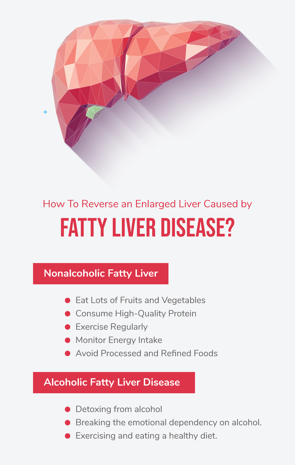 How To Reverse an Enlarged Liver Caused by Fatty Liver Disease?
