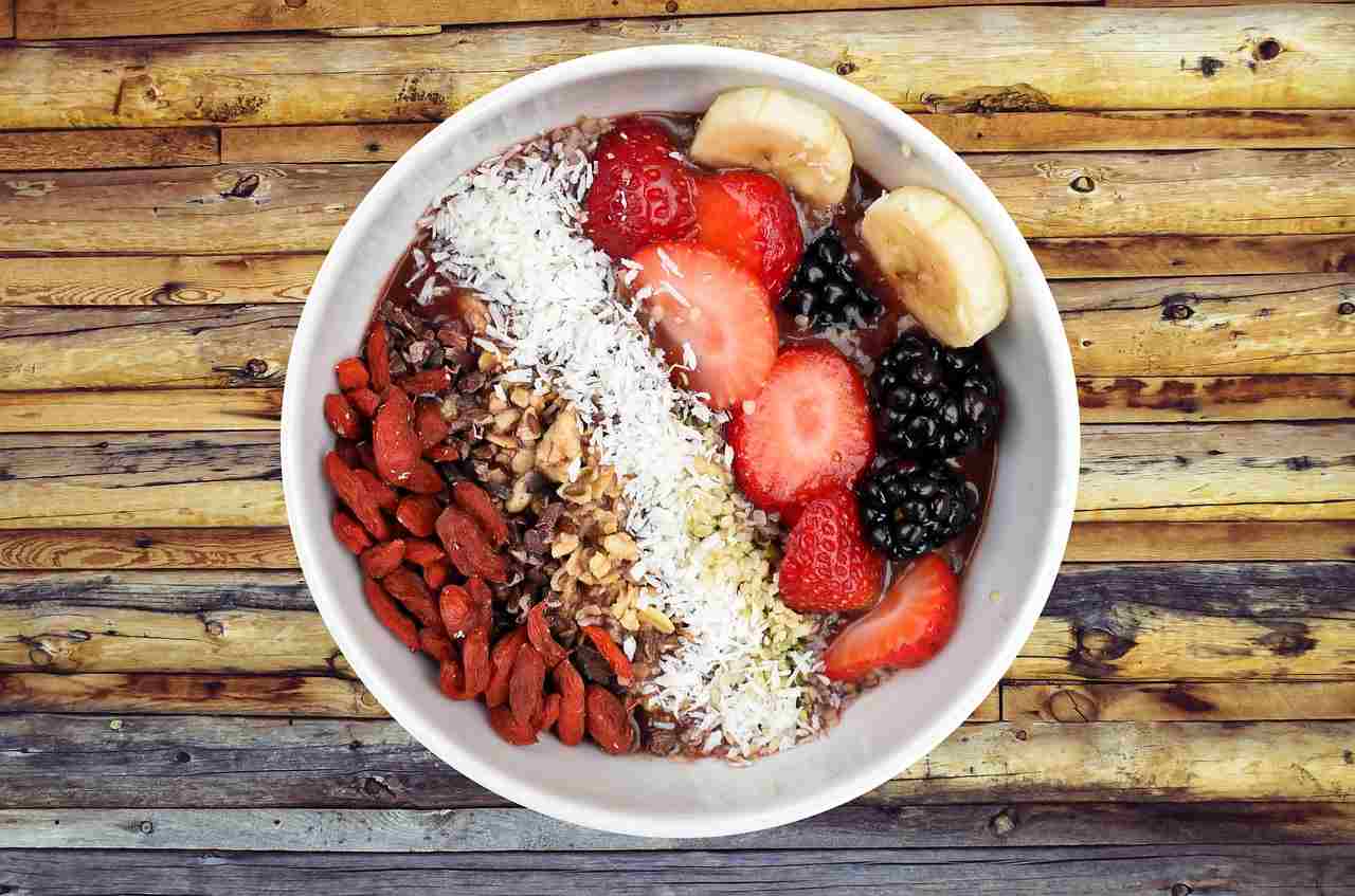 oats and berries in a bowl