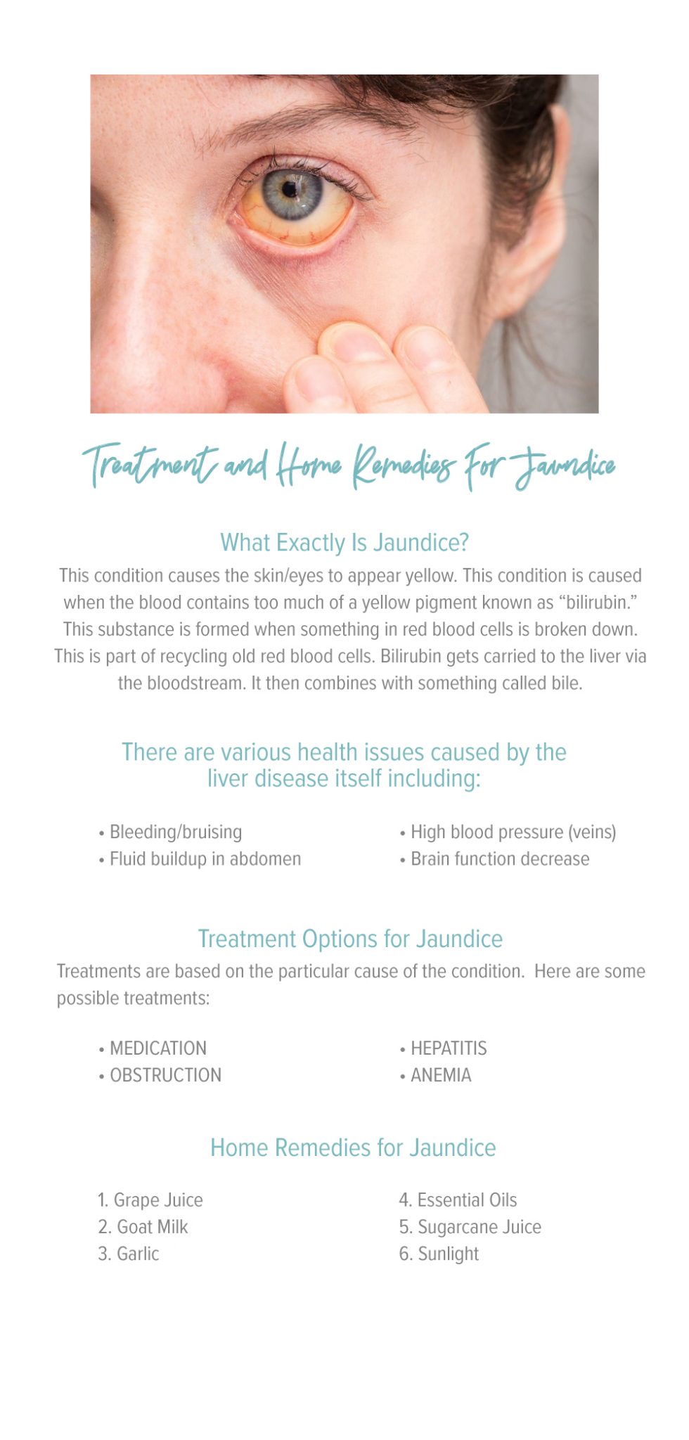 Treatment and Home Remedies For Jaundice - Fatty Liver Disease