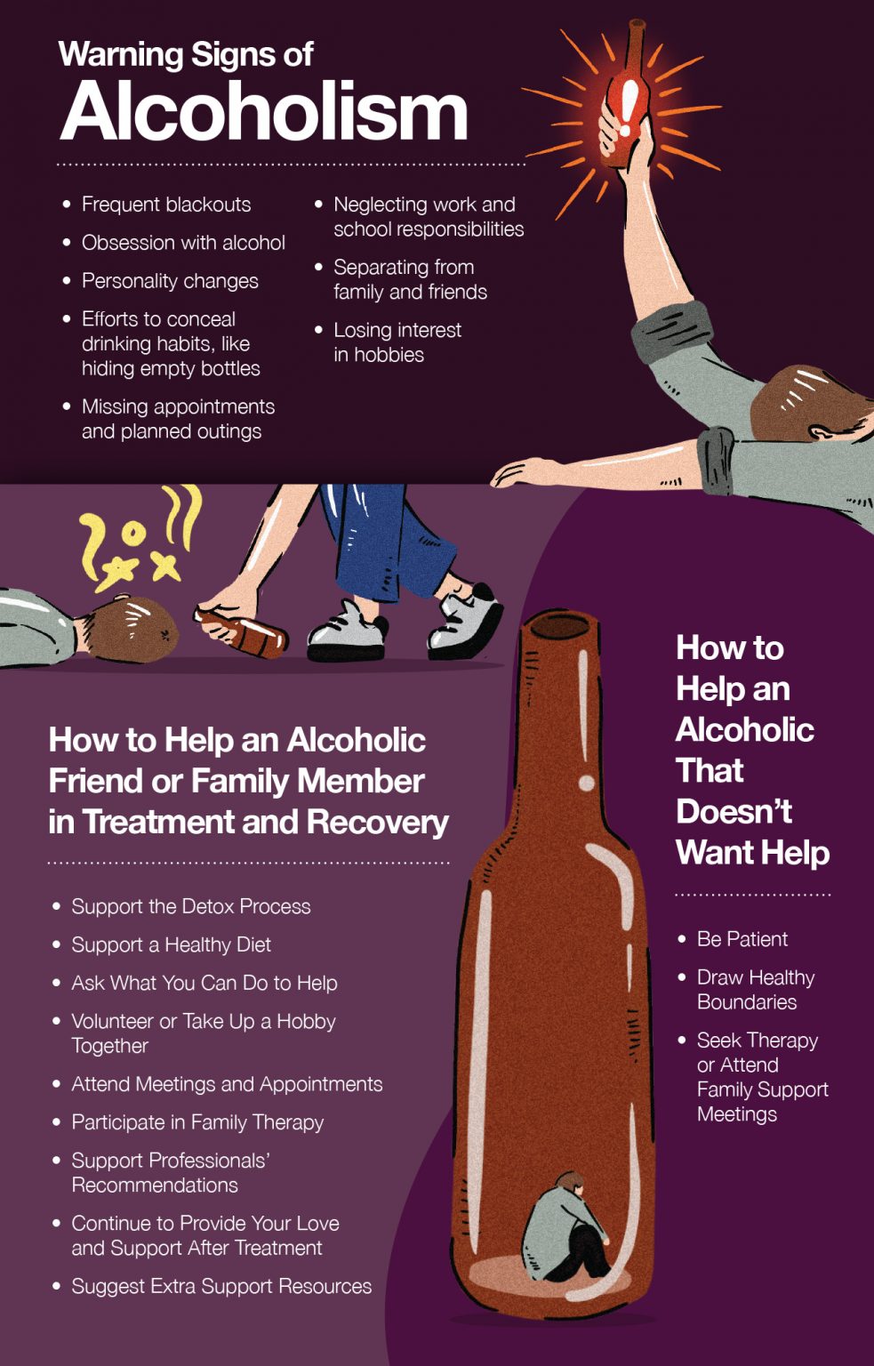how to support an alcoholic