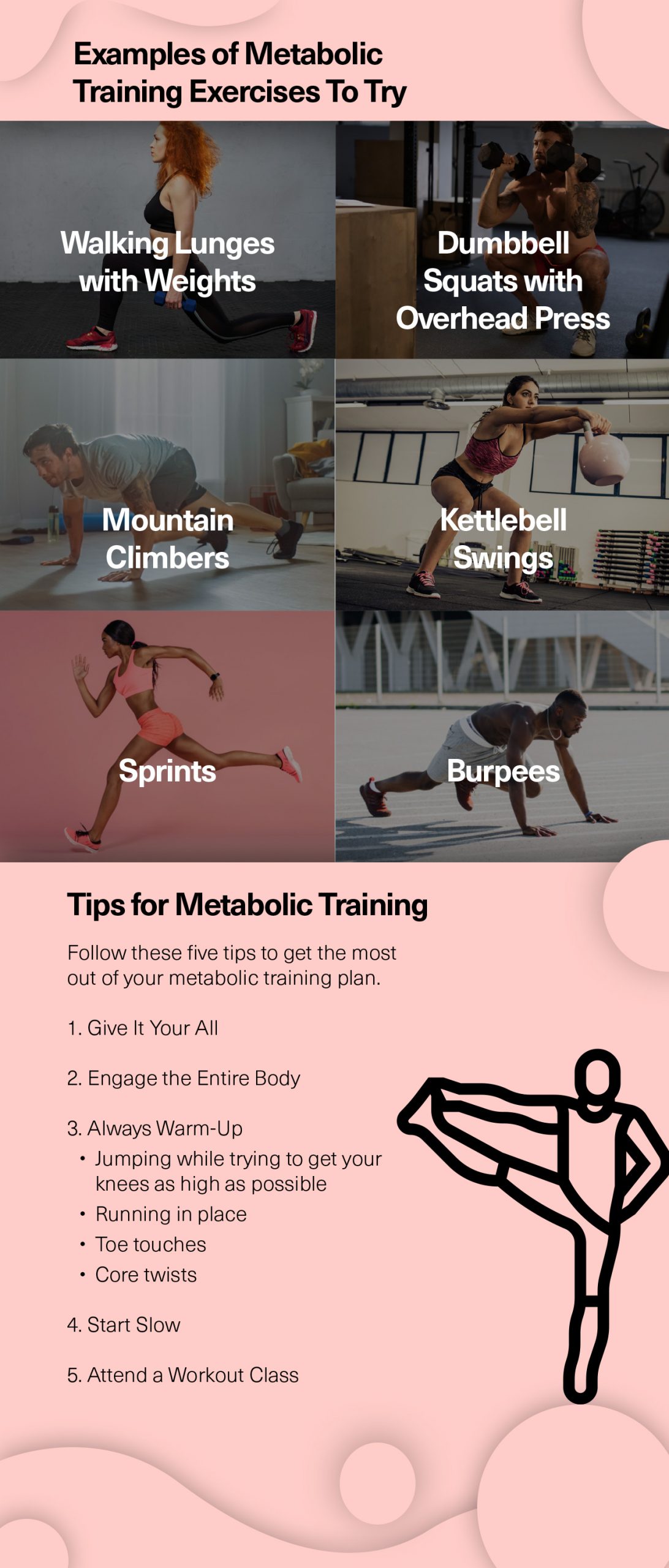 Examples of Metabolic Training Exercises To Try