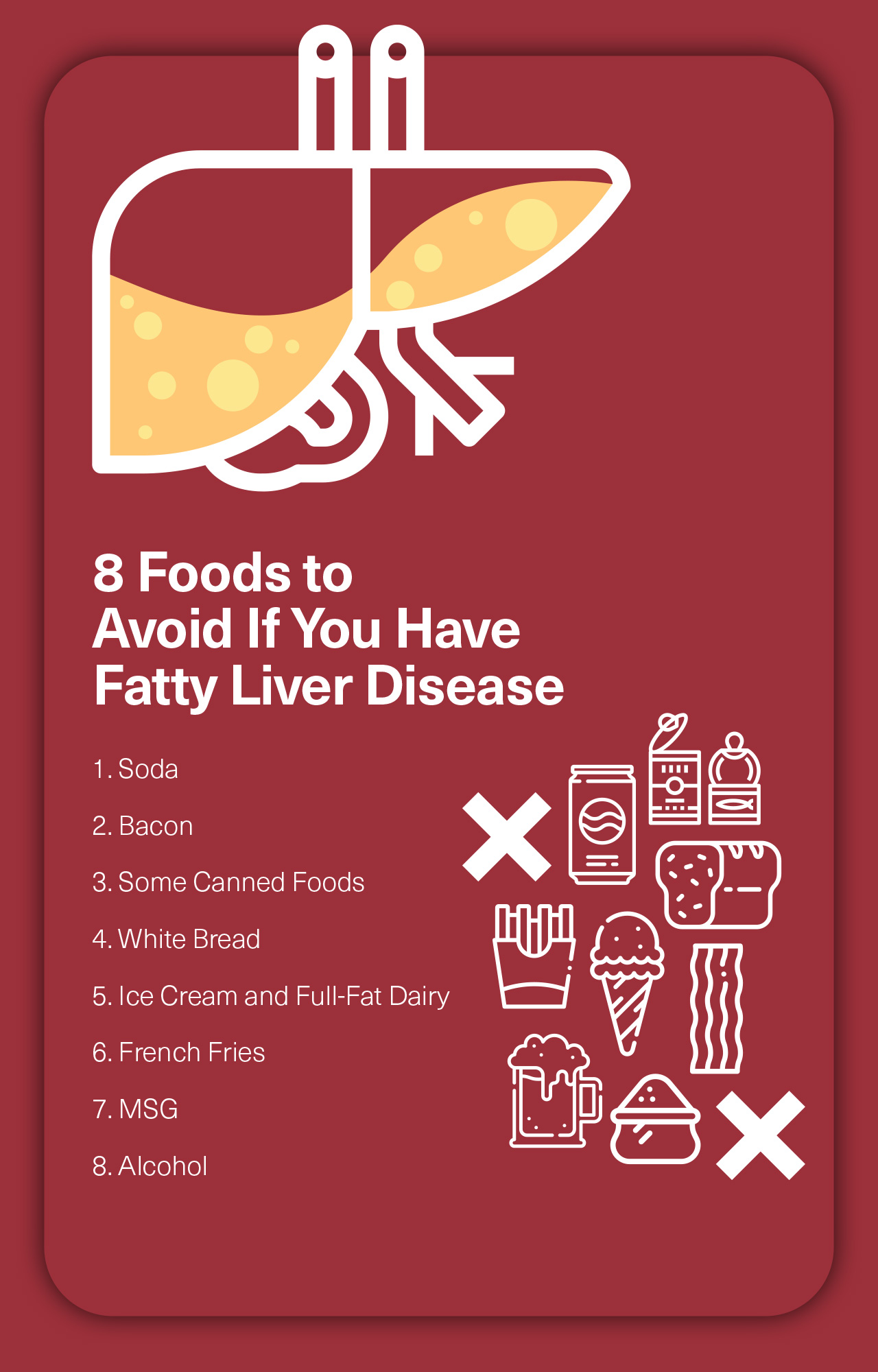 8 foods bad for liver health