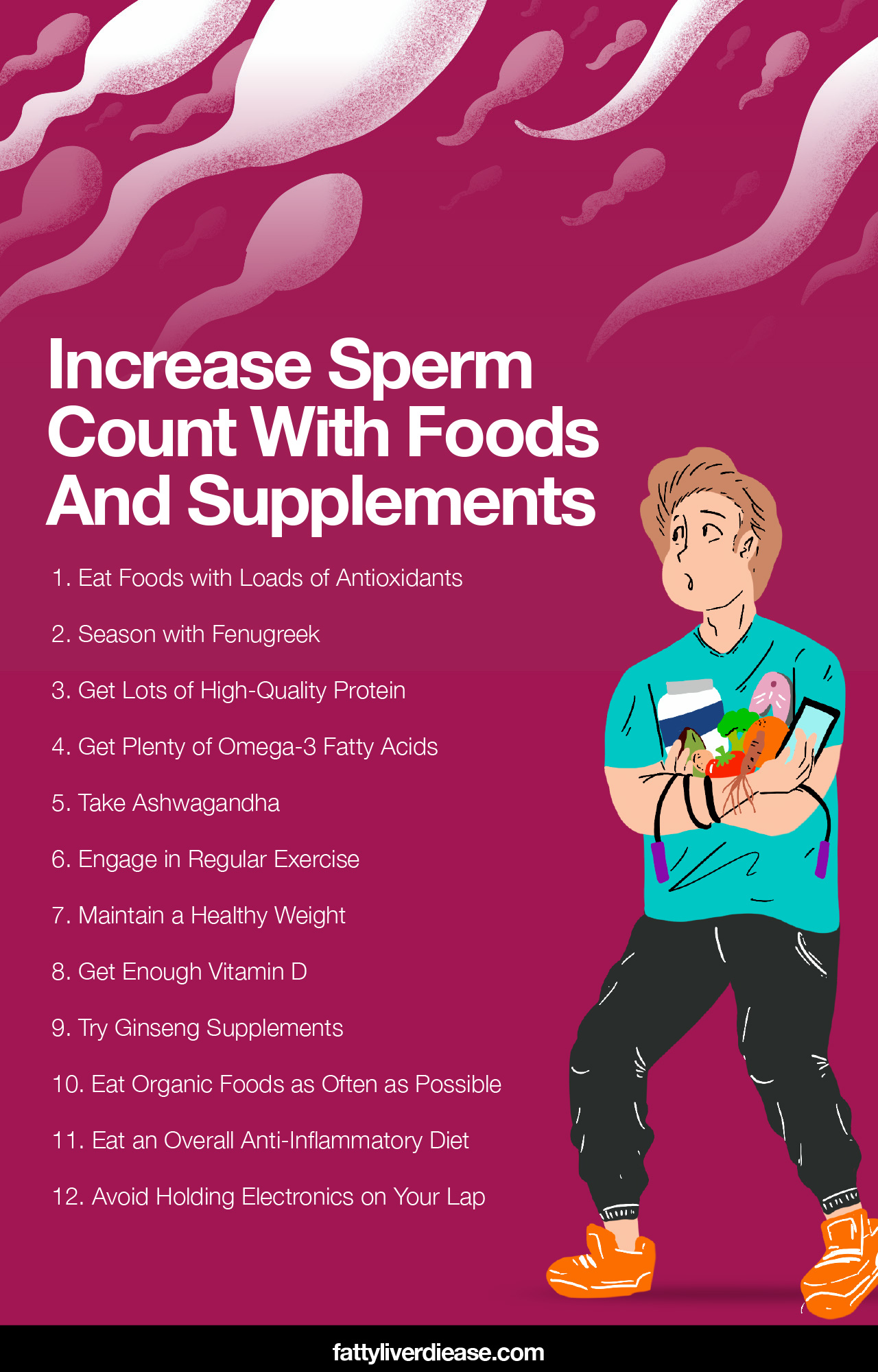 Foods That Increase Sperm Count And Movement Fatty Liver Disease