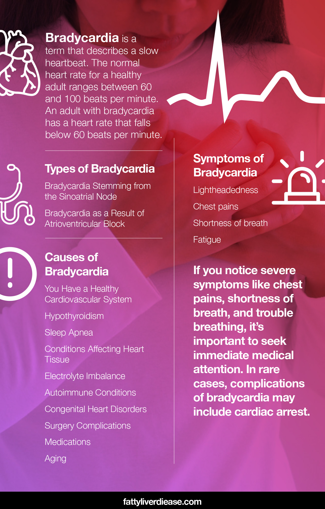 What causes bradycardia