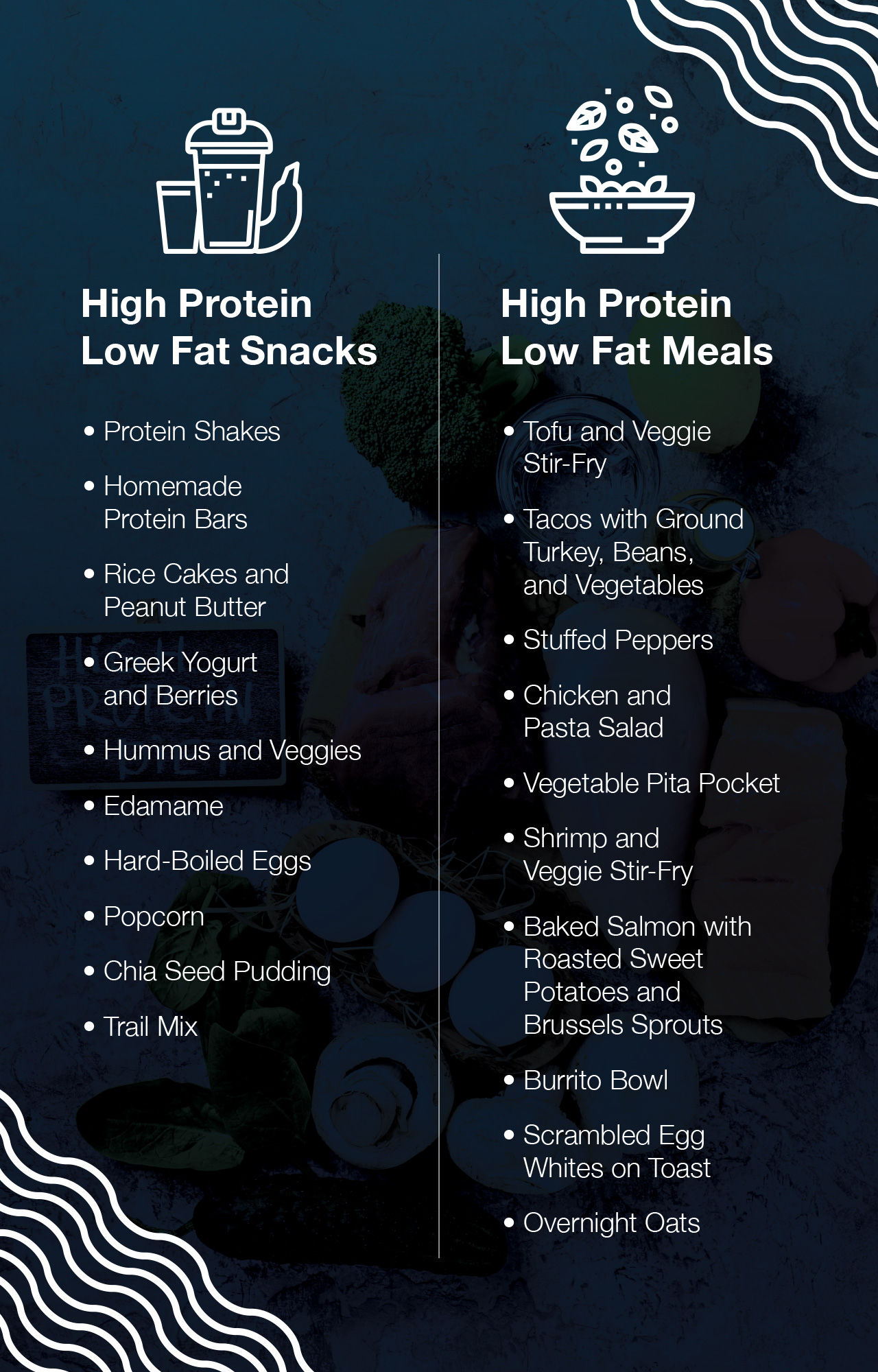 high protein low fat snacks